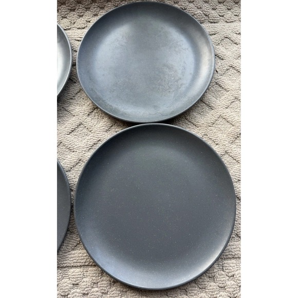 4 Hearth & Hand with Magnolia Gray Speckled Dinner Plates - Picture 2 of 12